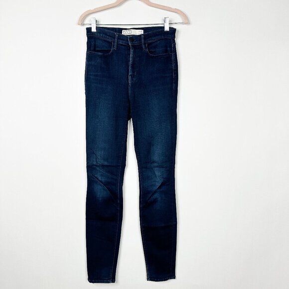 AYR The Hi-Rise Skinny Jeans Dark Blue Wash 26 x 30 #7951 - Picture 2 of 13